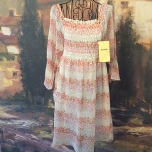 Bora Lace Pink Floral Dress